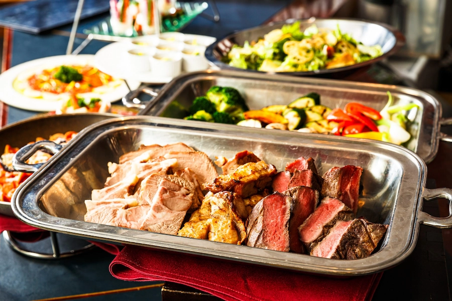 【スタンダード・ビュッフェプラン12品】3時間＋フリーフロー